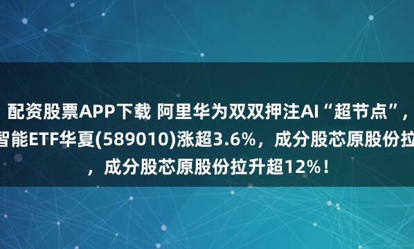 配资股票APP下载 阿里华为双双押注AI“超节点”, 科创人工智能ETF华夏(589010)涨超3.6%，成分股芯原股份拉升超12%！